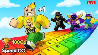 🔴Live Roblox - World 1 + 2 +3 in +1 Speed Keyboard Escape! 🔥Join Up! #roblox