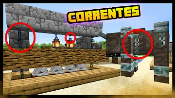 Como Craftar corrente de ferro no Minecraft?