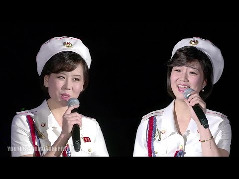 North Korean Moranbong Band - Are we living like back then (그때처럼 우리가 살고있는가)