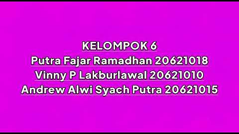 Tugas Array Kelompok 6 Universitas Yapis Papua