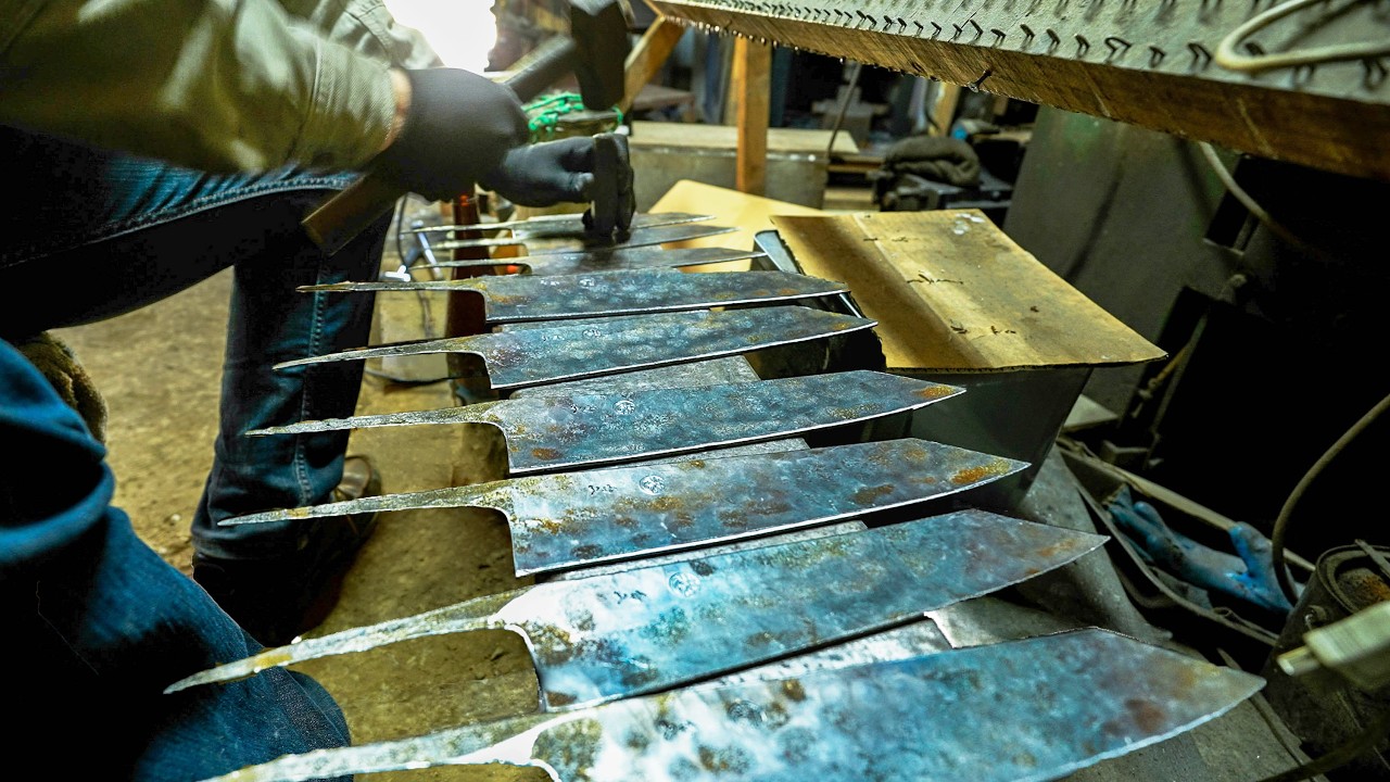 ふくろナイフ　手打ち Blacksmith Forges 4000 Ultra Thin (BLUE STEEL) Japanese Knives