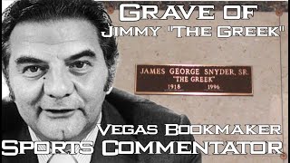 Grave of Jimmy the Greek