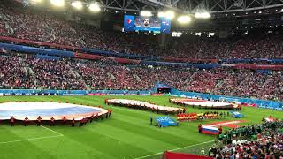 FIFA WorldCup Russia2018. Russia - Egypt. Egyptian Anthem. Гимн Египта