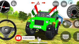 Sidhu musewala real indiannew model Green thar offroad village driving gameplay video