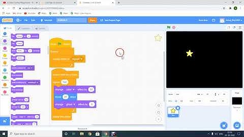 How you will make Moving star animation on Scratch 3.0