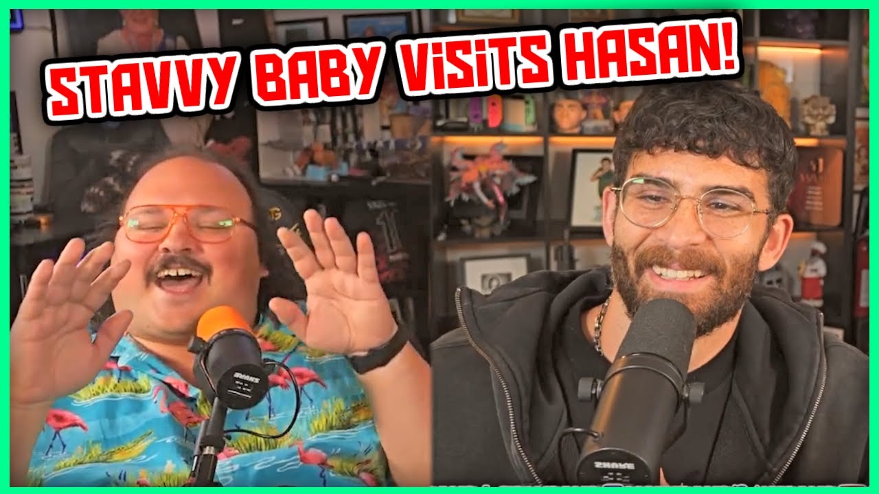 Stavros Halkias Visits Hasan! | Hasanabi Reacts