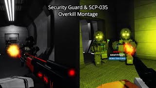 [Roblox SCP: Facility Breach] Security Guard & SCP-035 Overkill Montage