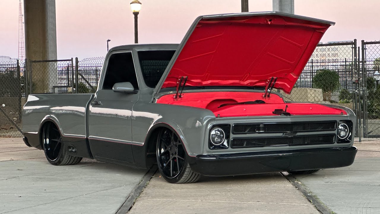 TEST DRIVE 1967 LS3 Gas Monkey C-10 Restomod. Call 9168567931 or VICTORYLAPCLASSICS.NET