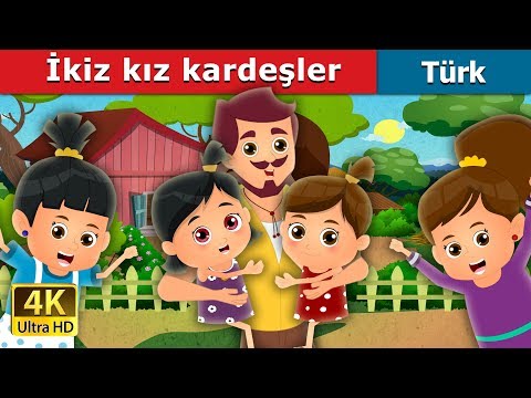 İkiz kız kardeşler | The Twin Sisters Story in Turkish | Turkish Fairy Tales