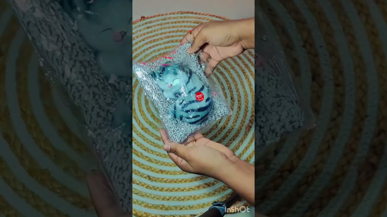 Sleeping cute cat for Car Dashboard Cat showpiece Voice Cat for home decor Decorative showpiece