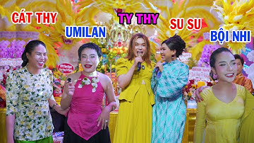 Ty Thy cúng Tổ gặp DIVA Cát Thy, Su Su tại Hương Nam - Ty Thy Vlog Gỏi đu đủ