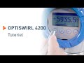 Optiswirl 4200 installation mise en service et vrification  krohne tutorials