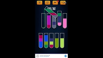 Water Sort Puzzle - Color Liquid Sorting Game Level 582 Solution