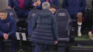 Jose Mourinho's funny reactions to the Referee vs Man City