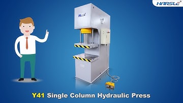 Y41-100T single column hydraulic press machine, C Frame type hydraulic punching machine