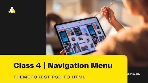 Themeforest PSD to HTML | Menu