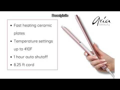 Aria Beauty Slim Hair Straightener Review: Versatile, Frizz-Free Styling for All Hair Types