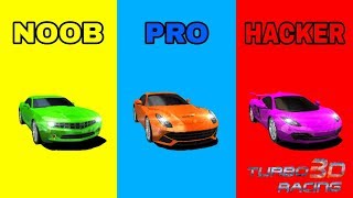 TURBO DRIVING RACING 3D - NOOB VS PRO VS HACKER screenshot 4