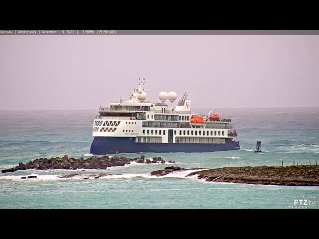 OCEAN EXPLORER Arrives Nassau Bahamas after TS Nicole 11/9/2022