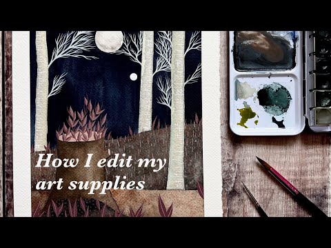 Watercolor Sketching Supplies, Compact and Light 