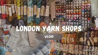 london yarn shop guide - vlog and haul - The Woolly Worker Knitting Podcast