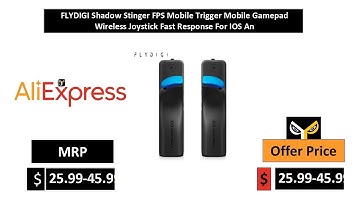 FLYDIGI Shadow Stinger FPS Mobile Trigger Mobile Gamepad Wireless Joystick Fast Response For IOS An