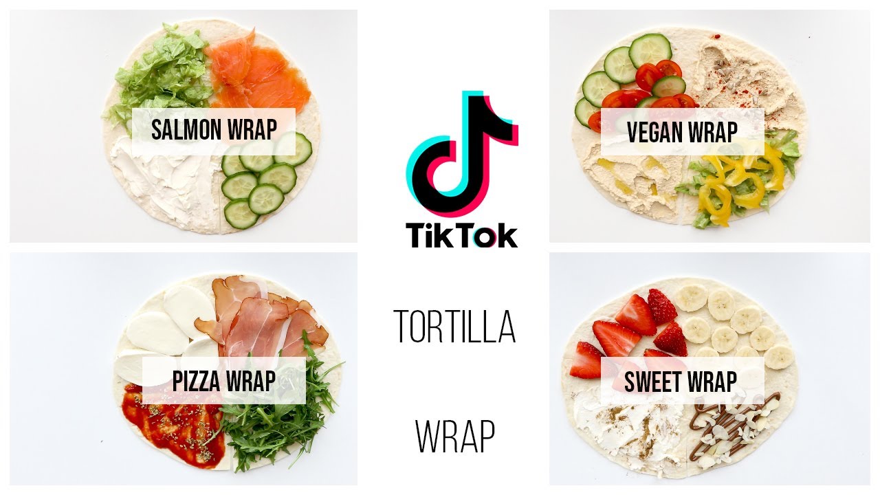 TIKTOK TORTILLA WRAP HACK DELICIOUS TORTILLA WRAP TIKTOK VIRAL