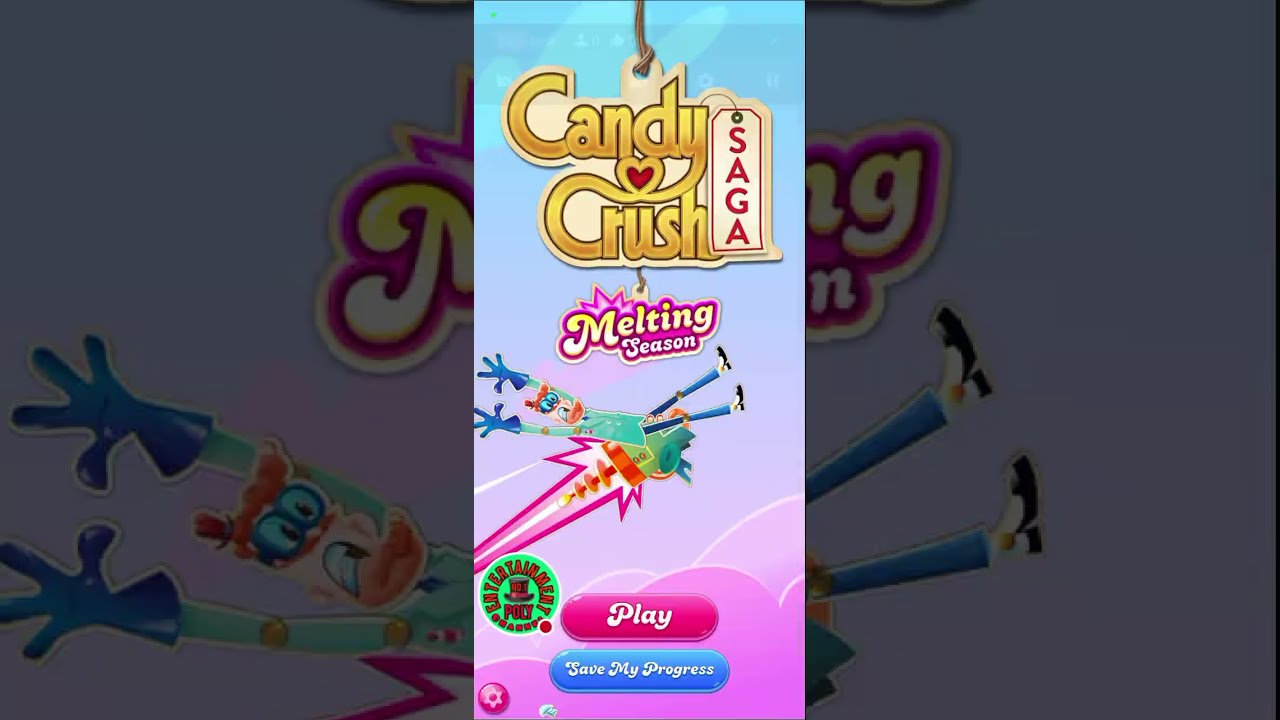 candy crush saga game play video in Poly entertainment channel  is live