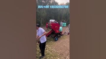 Green storage baling and wrapping machine, I am the manufacturer
