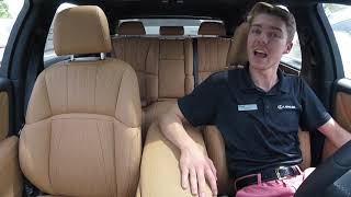 Learn How To Use The 2021 Lexus LS 500 Seat Controls