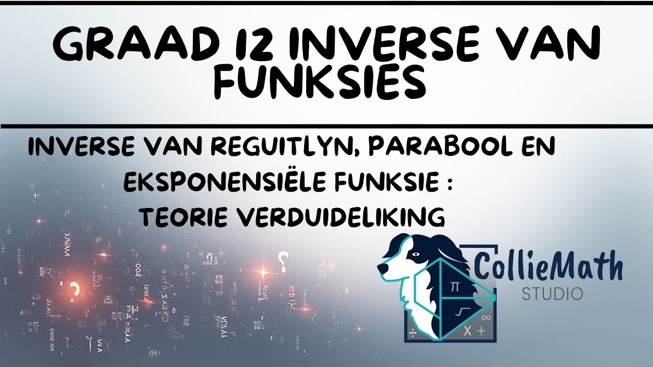 Inverse van Funksies - Verduideliking van Teorie || Wiskunde Graad 12