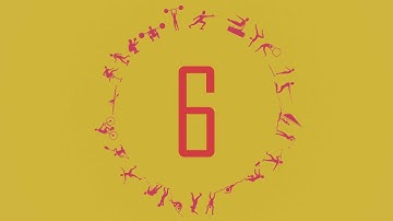 Countdown Timer (motion graphics) (Royalty Free video)