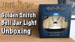 Harry Potter Golden Snitch Bell Jar Light Unboxing