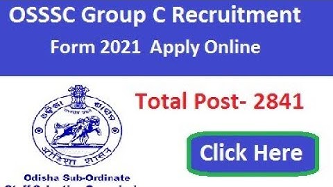 OSSSC GROUP - C Posts Requirements - 2021 Full details (SFS, ARI, AMIN, Forest Guard &  EXCISE Con.)