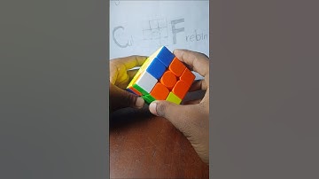 How to solve this f2l case with oll skip very easy algorithms #rubikscube #cubing #cube #puzzle #oll