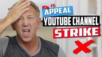 How To Appeal Community Guideline Strike On YouTube - Remove Community Strikes