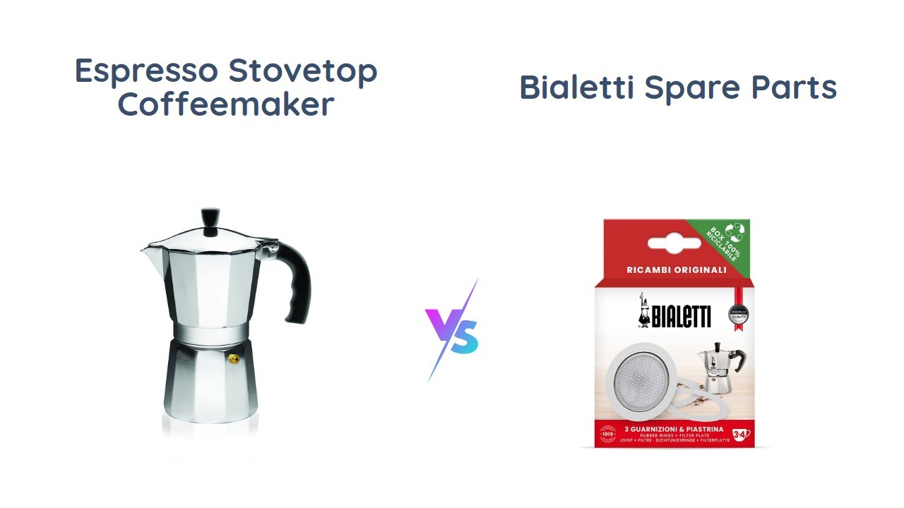 Comparing IMUSA USA Aluminum Espresso Stovetop Coffeemaker vs. Bialetti Spare Parts