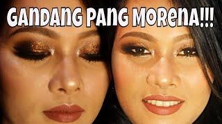 Bronzed Glam Make Up Look For My Gorgeous Niece, Glam Make Up for Morena Skin