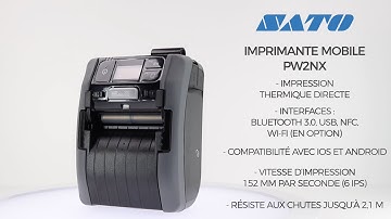 Imprimante mobile SATO PW2NX