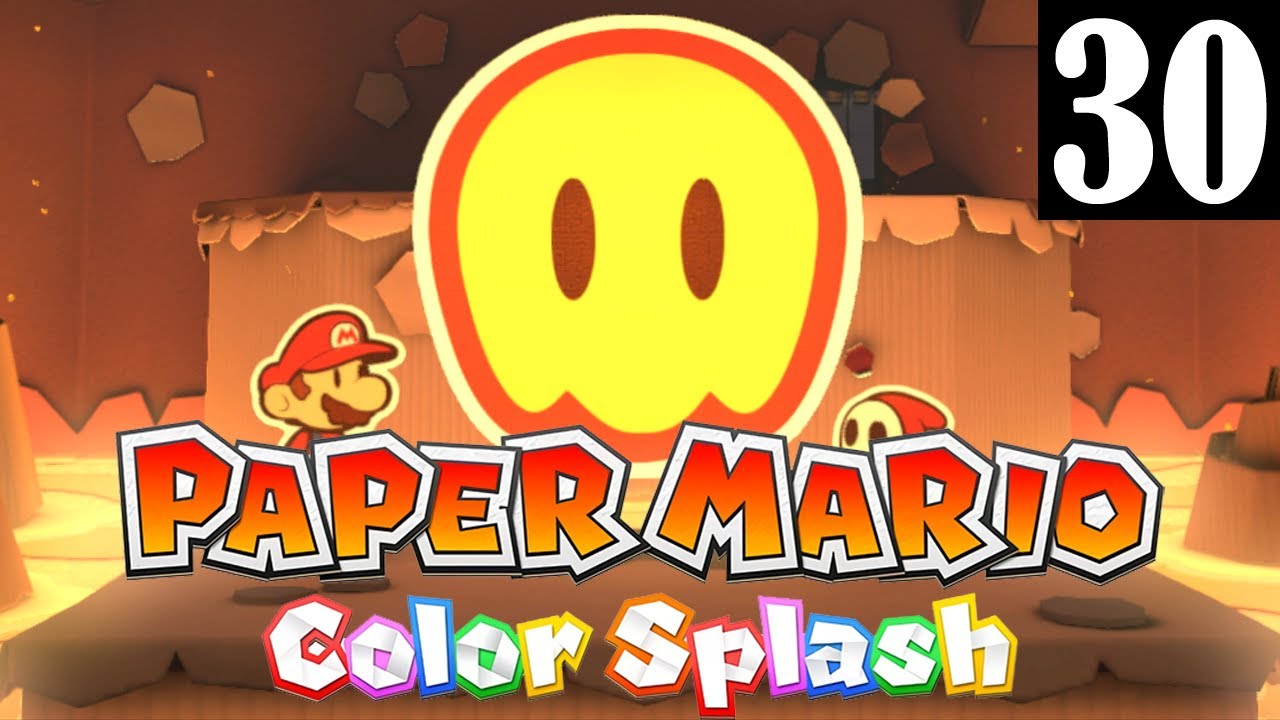 [WiiU] Paper Mario Color Splash - Walkthrough Part 30 No Commentary (1080p 60FPS)