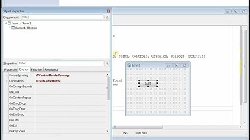 Lesson 2. Basic visual components in Lazarus IDE
