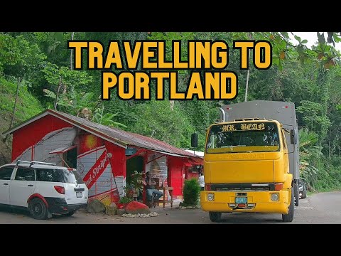 Driving to Portland from Kingston | Driving In Jamaica in 2022