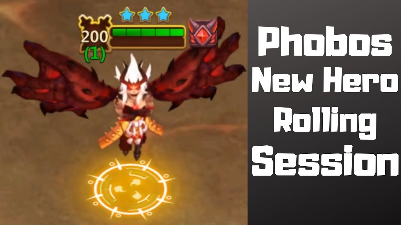 Phobos | New Hero | Rolling Session | Castle Clash