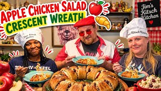 This Apple Chicken Salad Is Hiding in a Crescent Wreath!