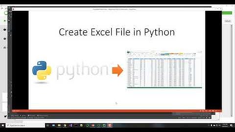 Create Excel file using Python