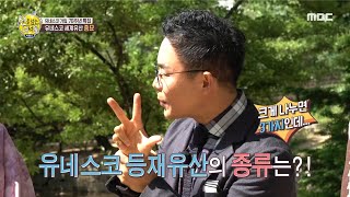 [선을 넘는 녀석들 리턴즈] 유네스코 등재 유산의 종류는? 3가지로 분류하는 유산~! 20200607