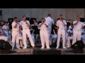 Us navy band sea chanters blow the man down a sea shanty