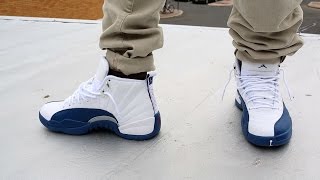 french blue 12s on feet