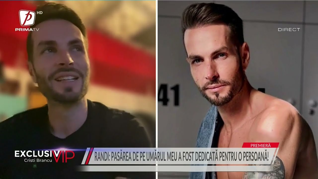 RANDI, TOTUL DESPRE POVESTEA TATUAJELOR LUI: "MI-AM TATUAT UN COPAC AL VIEȚII, UN SIMBOL"