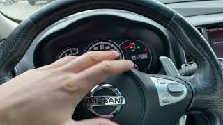 NISSAN MAXIMA – Traction control button